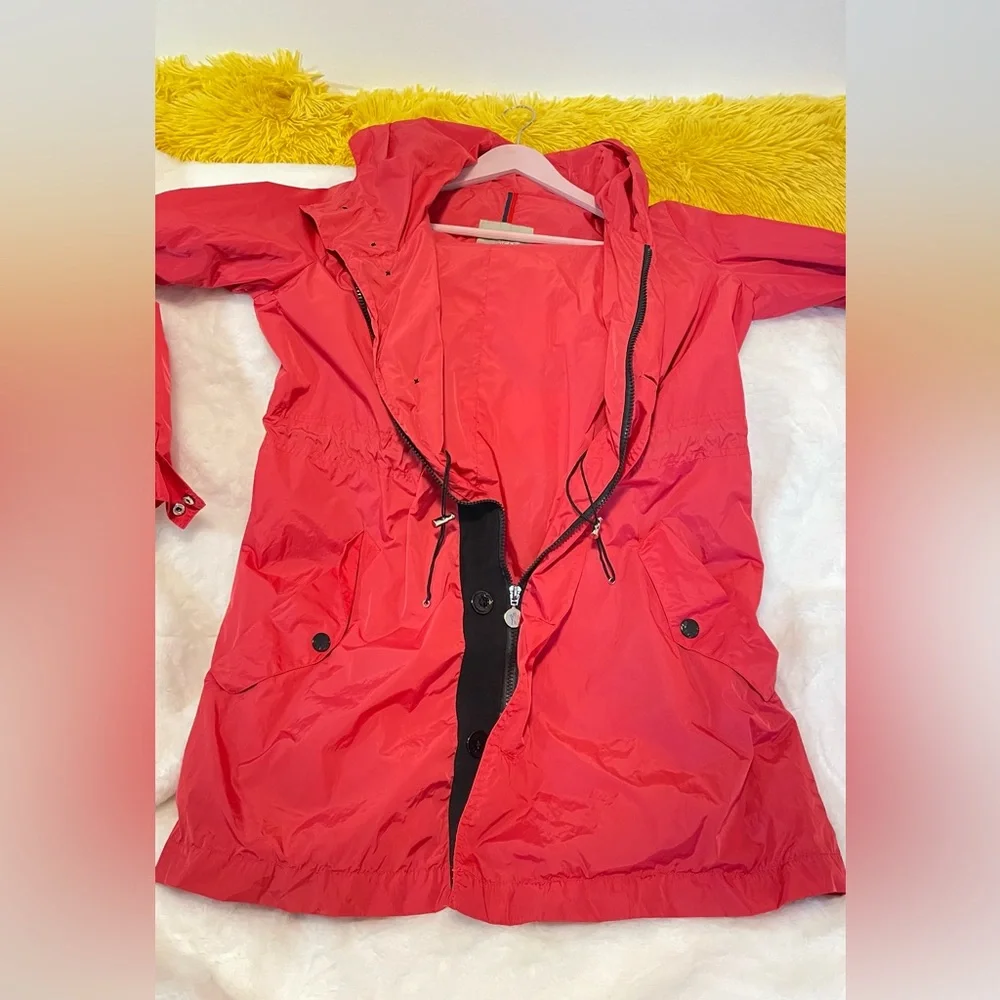 Moncler Vibrant Red/Pink windbreaker Jacket size small - Picture 11 of 12